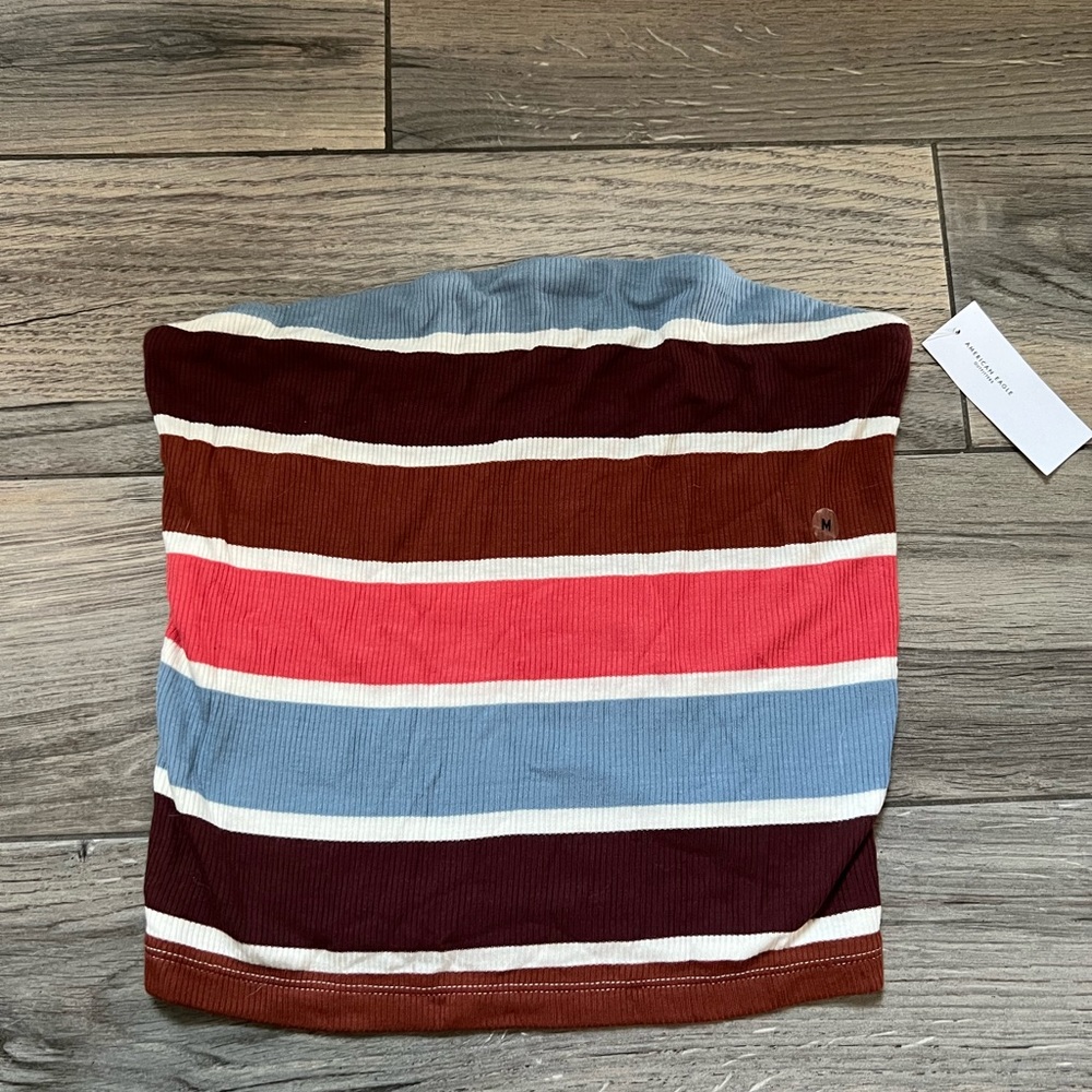 American Eagle Stripped Tube Top